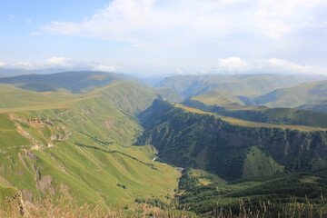 Fototapeta na wymiar Mountains of North Caucasus