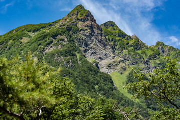 上高地の山
