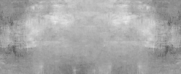 Gray grey white rustic bright concrete stone cement texture background banner panorama