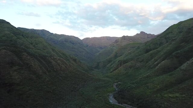 Mountains in central Lesotho taken in 2018