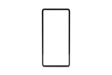 Device mockup, mobile isolated on white