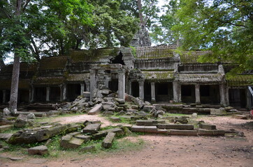 RUINE DU TEMPLE PREAH KHAN SITE D'ANGKOR