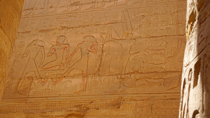 Afryka, Egipt, Luksor, hieroglify, kartusz, Faraon