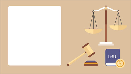 The subjects of justice, banner