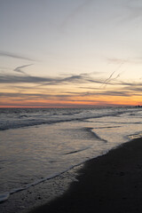 sunset sky at the beach