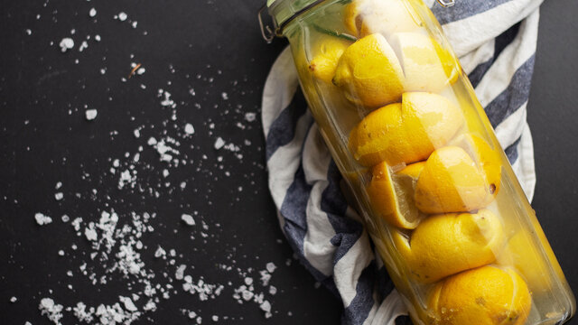 Preserved Lemons In A Jar