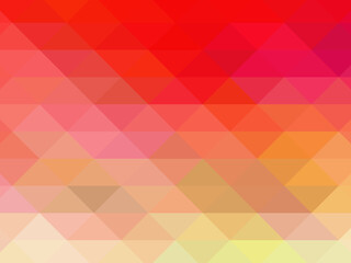 Triangular pixelation. Multi-colored pixel background. The texture consisting of multi-colored triangles.