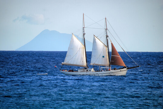 Saba Sailing in the Caribbean