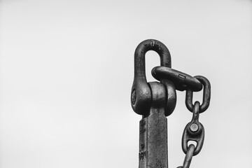 Anchor Chain Holds Fast Outdoor Display