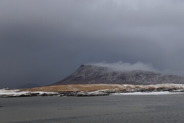 snow covered mountain, scotland