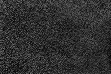 Black leather texture and background