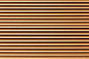 Obraz premium Louvered gold aluminum wall pattern and background seamless
