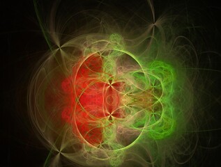 Imaginatory fractal background Image