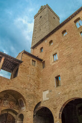 The old city of Siena, Italy