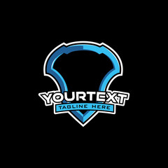 Mascot frame for esport sport logo  © yzor.std