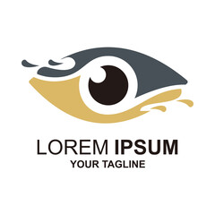Obraz premium eye logo design template vector 