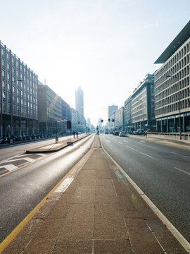 Via Vittor Pisani in Milan, Italy