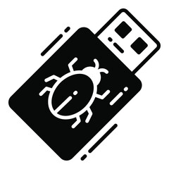 Bug Flash, Protection and security vector icons set cyber computer network business data technology