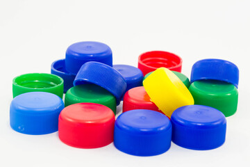 Recycling, collection and processing of plastic bottle caps.