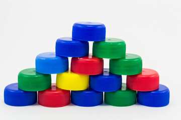 Recycling, collection and processing of plastic bottle caps.