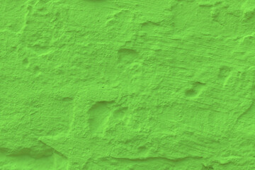  Bright green plastered wall