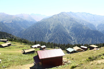 landscape in the mountains