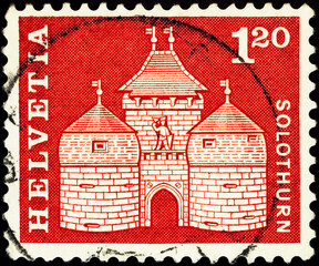 Basel gate in Solothurn, Switzerland