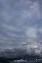 Himmel mit Schlechtwetterwolken