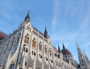 The Parliament building in Budapest Hungary