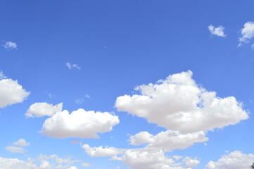 blue sky with clouds