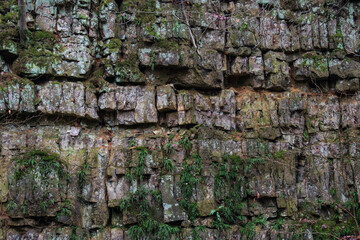 Nature stone wall texture, mountain texture, old wood texture
