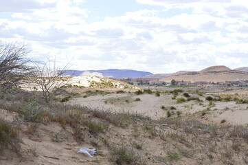 landscape with sky and clouds