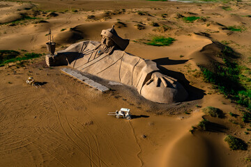 Gobi Desert in Alashan, China