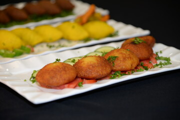 Iraqi Kubba platter mix 