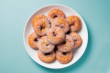 Roscos de vino traditional spanish recipe.