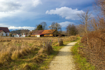 Landscape in Bad Erlach in Lower Austria