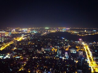 Fototapeta premium Hanoi is the capital city of Vietnam. Hanoï is the second largest city in Vietnam