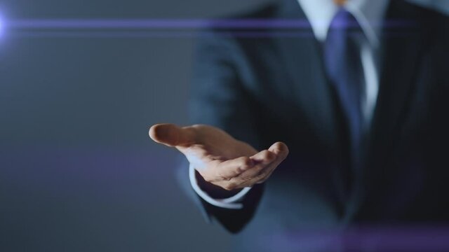 ビジネスイメージ　手を差し出す
