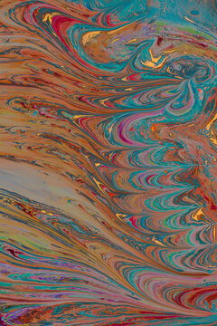 Abstract grunge art background texture with colorful paint