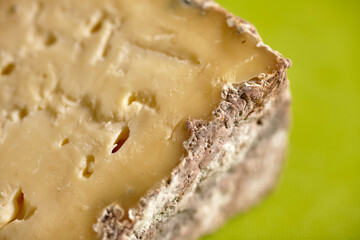 An aged Tomme cheese from Pennsylvania, USA