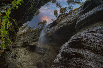 Partnachklamm in Garmisch-Partenkirchen, a canyon in germany