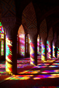 Farbenspiel, Nasir al Molk-Moschee, Shiraz, Iran