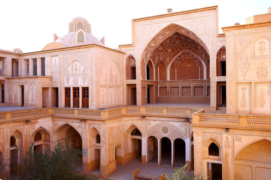 Traditional Abbasi house built during the 18th century in Kashan, Isfahan province, Iran