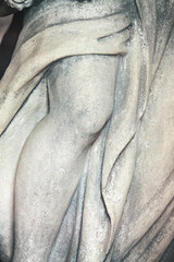 Obraz premium female statue leg, detail of woman sculpture 
