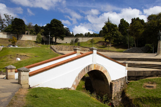 The famous historic Bridge of Boyaca in Colombia. The Colombian independence Battle of Boyaca took place here on August 7, 1819.