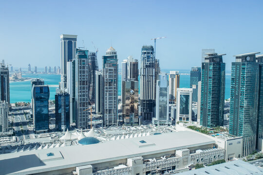 Fototapeta Doha skyscrapers