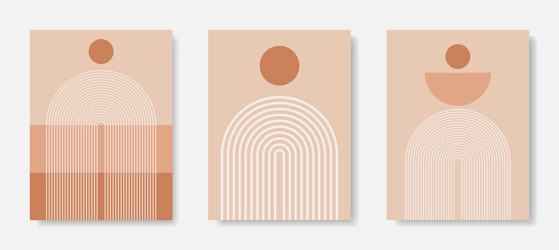 Modern Poster Art. Abstract Wall Art. Digital Interior Decoration Art.