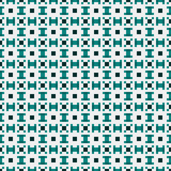 Fototapeta premium Abstract Cross Pattern generative computational art illustration