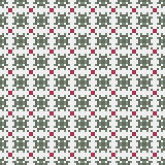 Fototapeta premium Abstract Cross Pattern generative computational art illustration