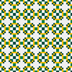 Abstract Cross Pattern generative computational art illustration